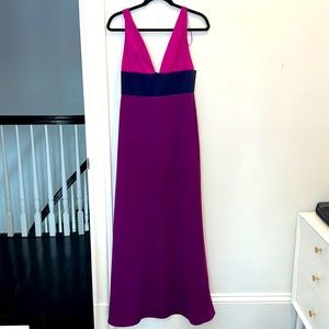 NWT Jill Stuart Color block Gown Sz 4